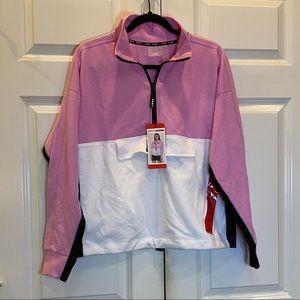 DKNY colorblock shirt NWT